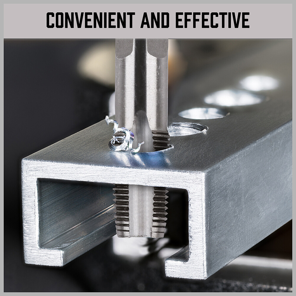 NEW 6 Piece NPT Taper Pipe Tap Set 1/8" 1/4" 3/8" 1/2" 3/4" 1" Full Set Threader