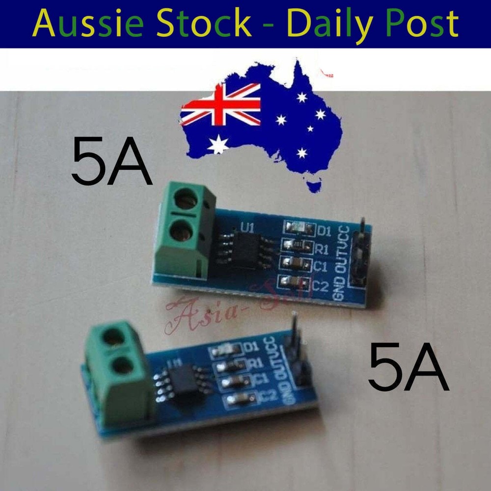 2pcs 5A Range Current Sensor Module ACS712