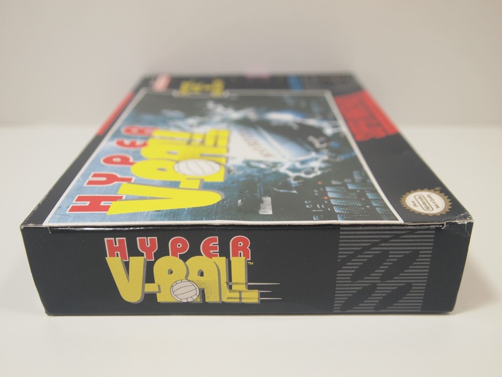 Hyper V-Ball (Super Nintendo | SNES) Authentic BOX ONLY