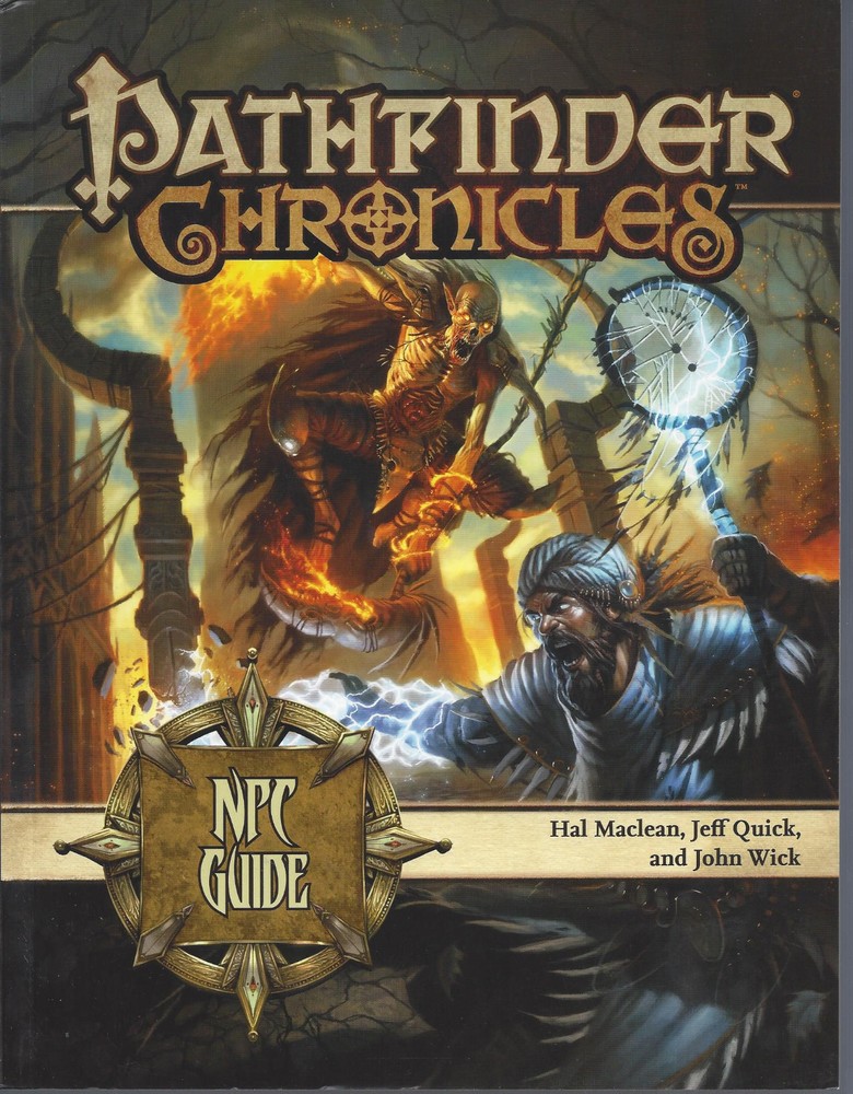 NPC Guide Pathfinder Chronicles SC Dungeons & Dragons RPG D20 D&D NM