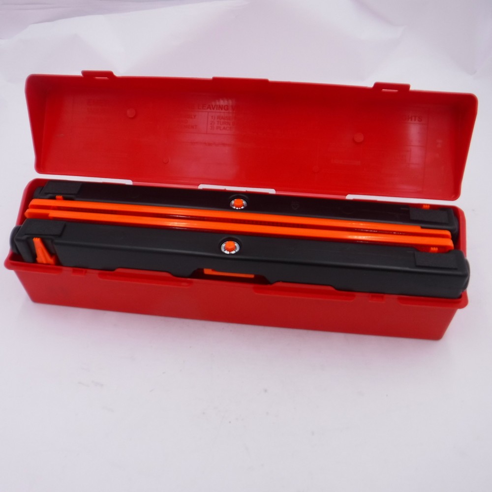 Deflecto Emergency Warning Triangle Kit Orange/Red 73071100