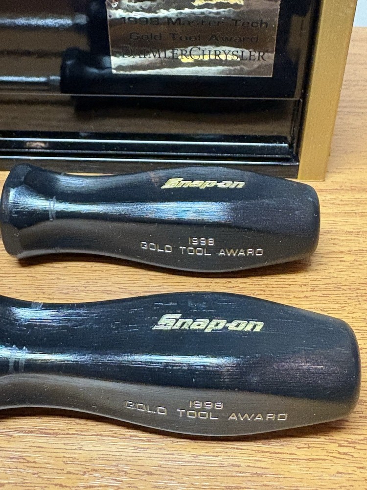 Snap On Tools 1998 Master Tech Gold Tools Awards 3 Drawer Mini Micro Tool Box