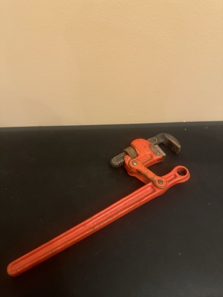 Ridgid Super Two compound leverage pipe wrench Made in USA