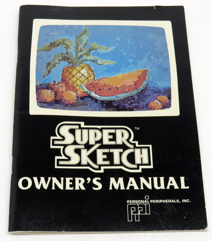Super Sketch G2300 (1984) for Atari Home Computers Video Graphics #2