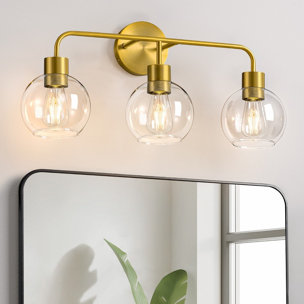 EDISHINE 3-Light Dimmable Vanity Light,With all the mounting hardware, dimmable