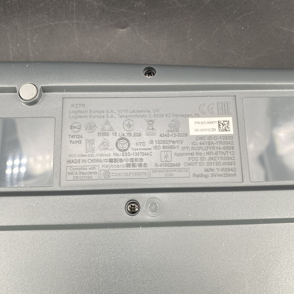 Logitech Wireless Keyboard and Mouse Combo