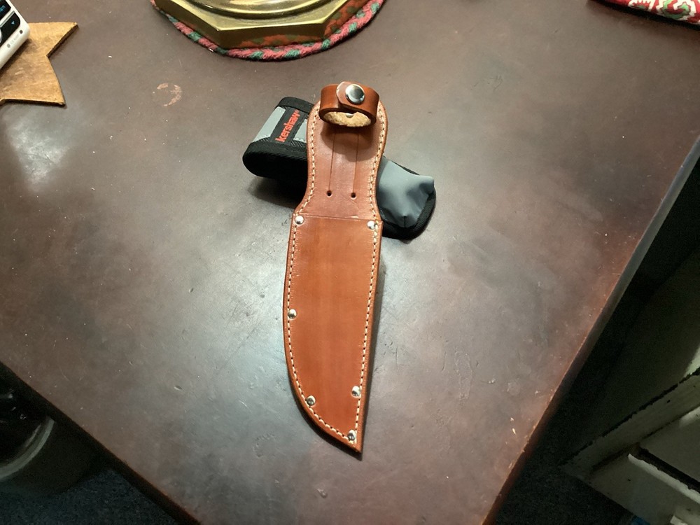 WWII Type Mark 1 Leather Sheath 5 in. Blade