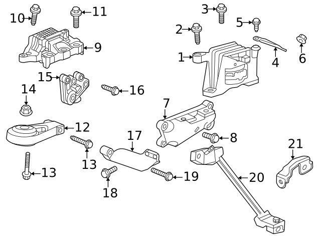 Genuine GM Bracket 42724215