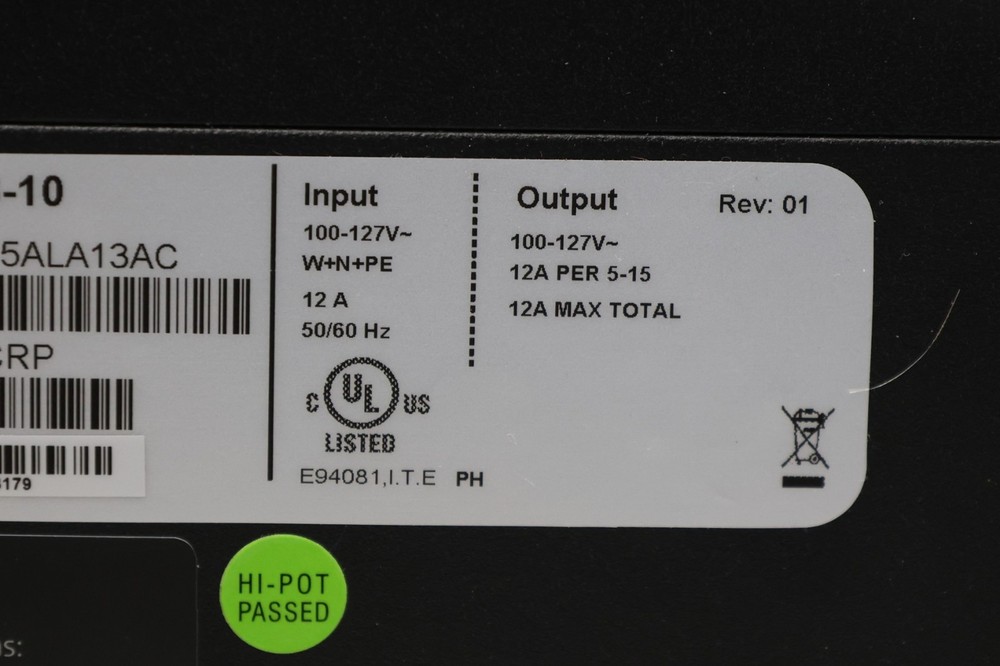 Eaton EMAT08-10 PDU Managed Rack - Black
