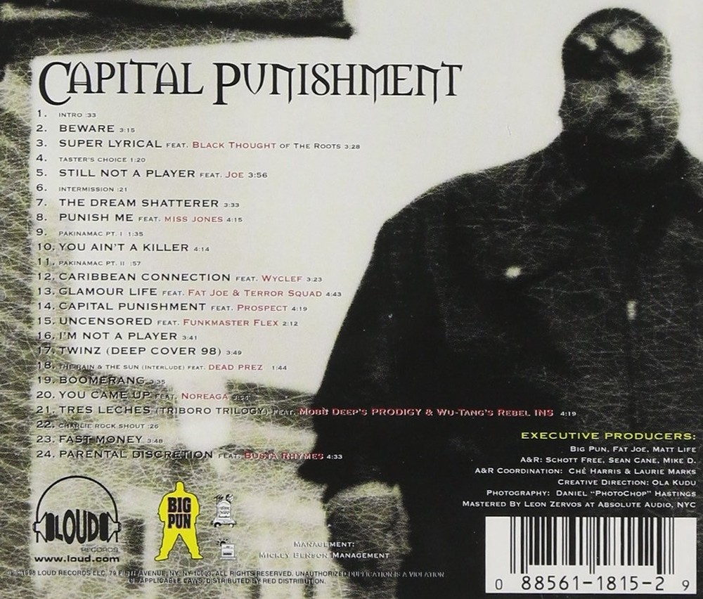 Big Pun Capital Punishment Version Explicit Lyrics (CD)