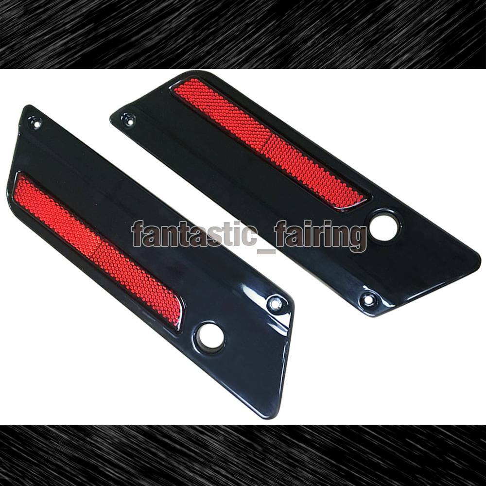 Hard Bag Saddlebag Hardware Black Latch Hinge Lock Kit For Harley Touring 93-13