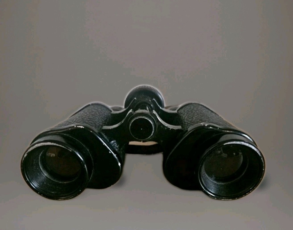 WW1 Binoculars with Leather Case. Original WW1 Or WW2 Era.#755