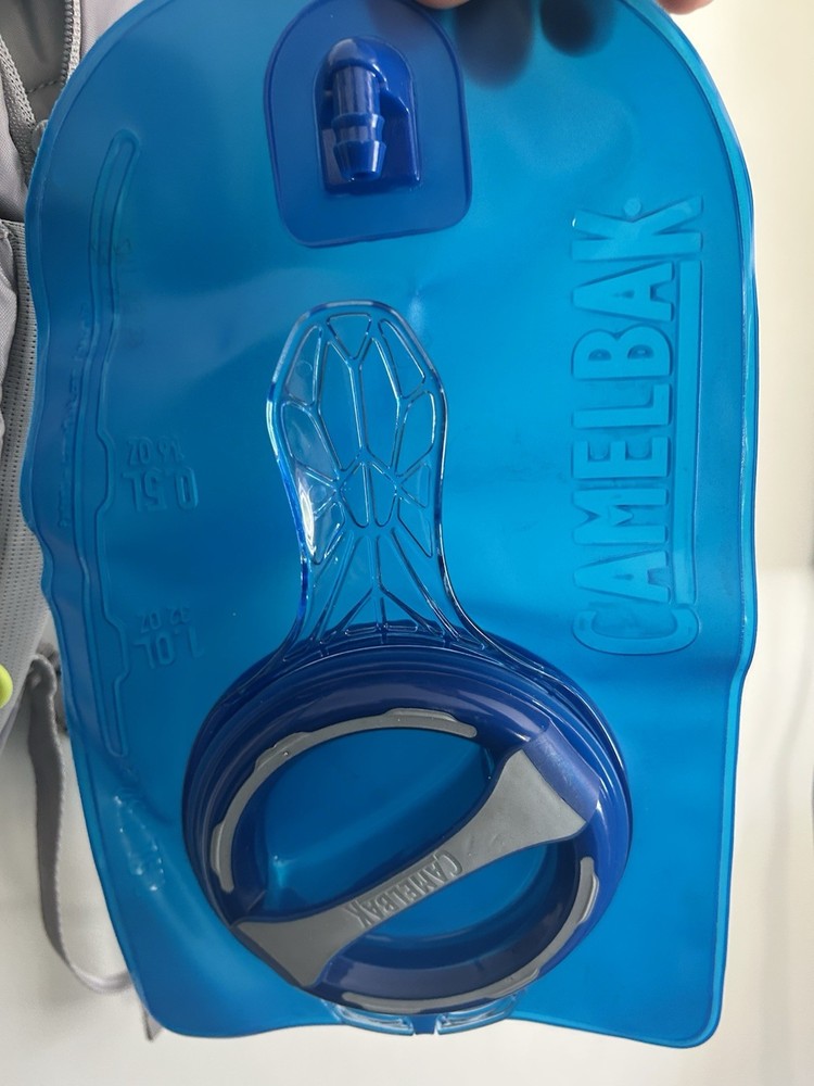 Camelback Mini Mule 50oz Hydration Back Pack Grey And Green