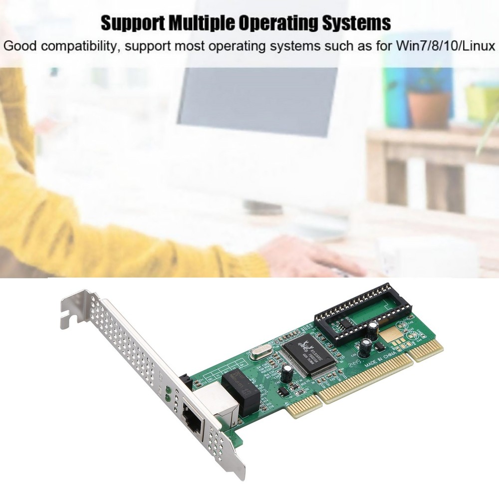PCI Network Controller Card For 0℃~55 ℃ (32℉~131 ℉) Working Temperature