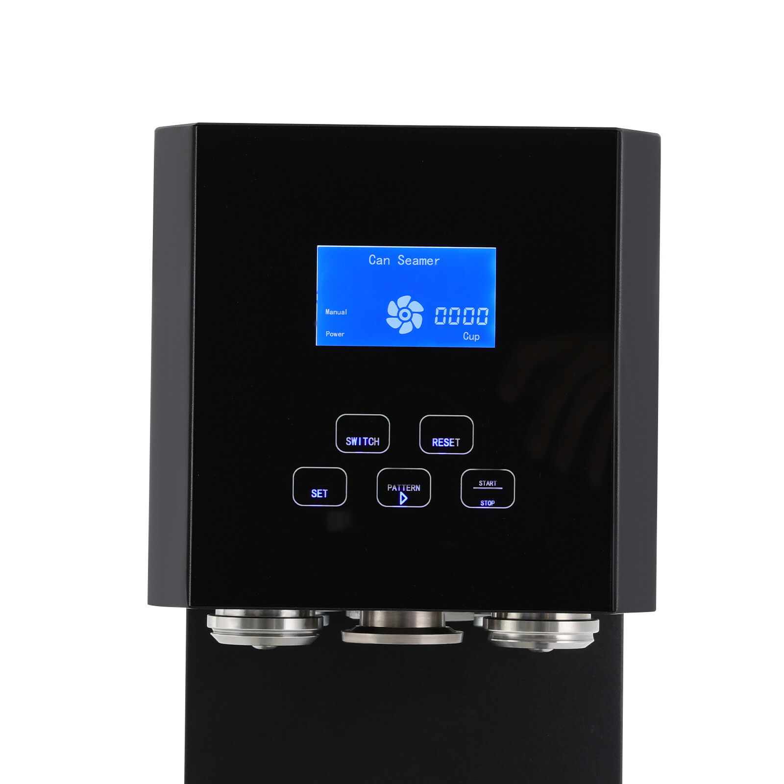 Semi Automatic Pop Can Sealing Machine Cola Can Sealer Container Plastic Bottles