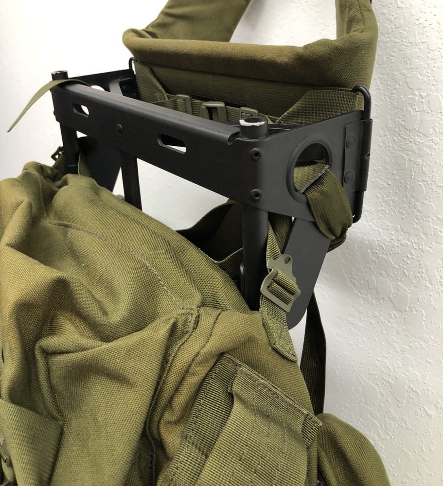 Blackhawk Green Rucksack With Frame And Straps, Compartments Tactical Bag