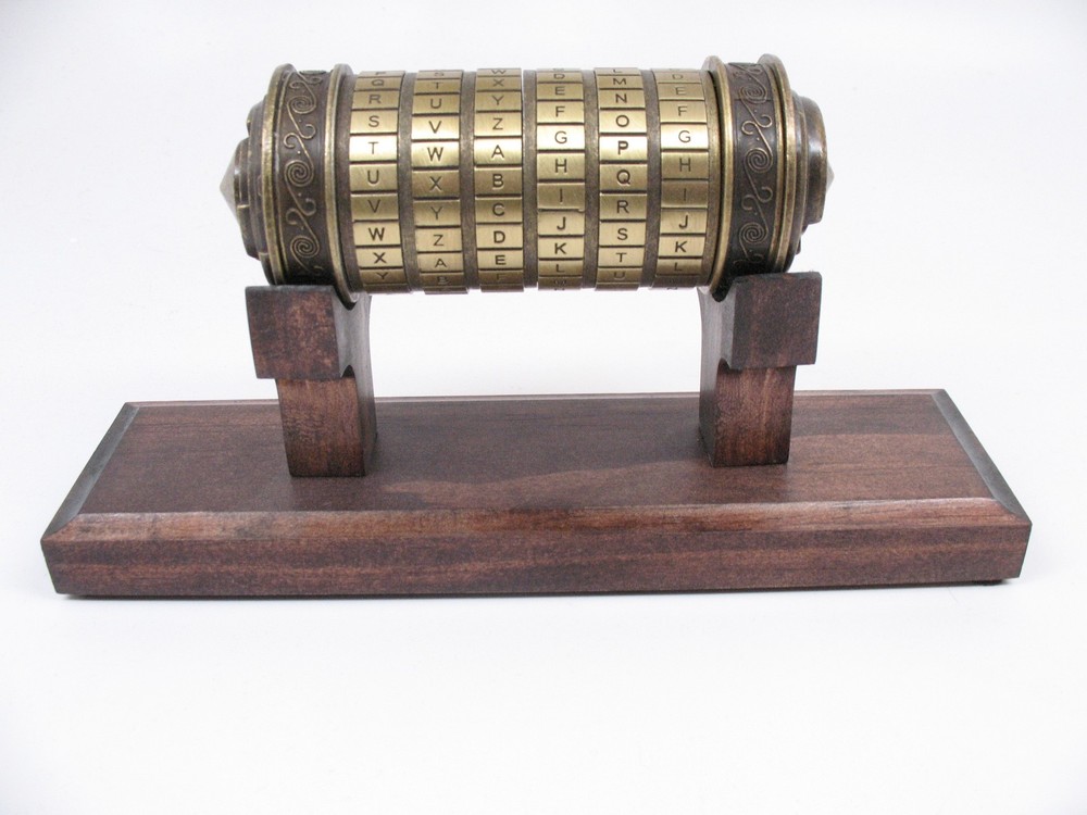 Cryptex Puzzle Box Stand Holder Display Office Desktop #463