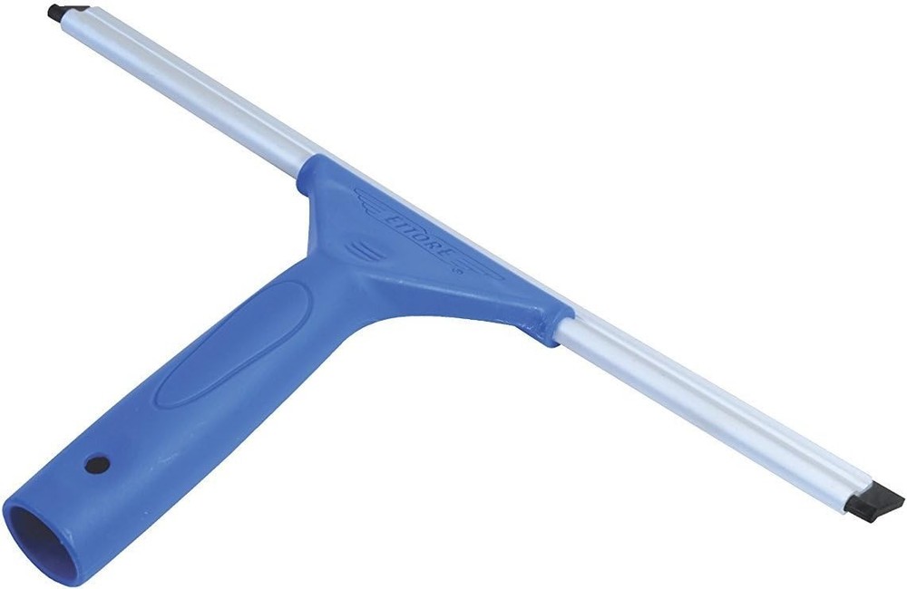 Ettore 8" All Purpose Window Squeegee Silicone Blade Blue