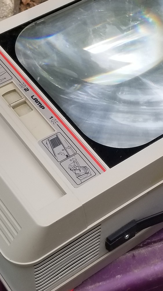 VINTAGE APOLLO ECLIPSE EDUCATIONAL OVERHEAD PROJECTOR SCHOOL ROOM