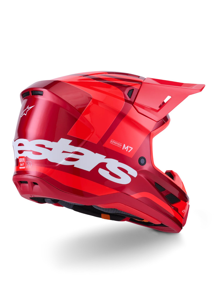Alpinestars SM7 Core Helmet - Red Glossy - Medium