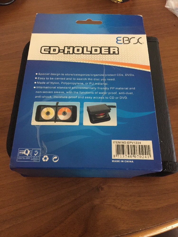CD DVD CD-ROM 24 Disc Holder Case