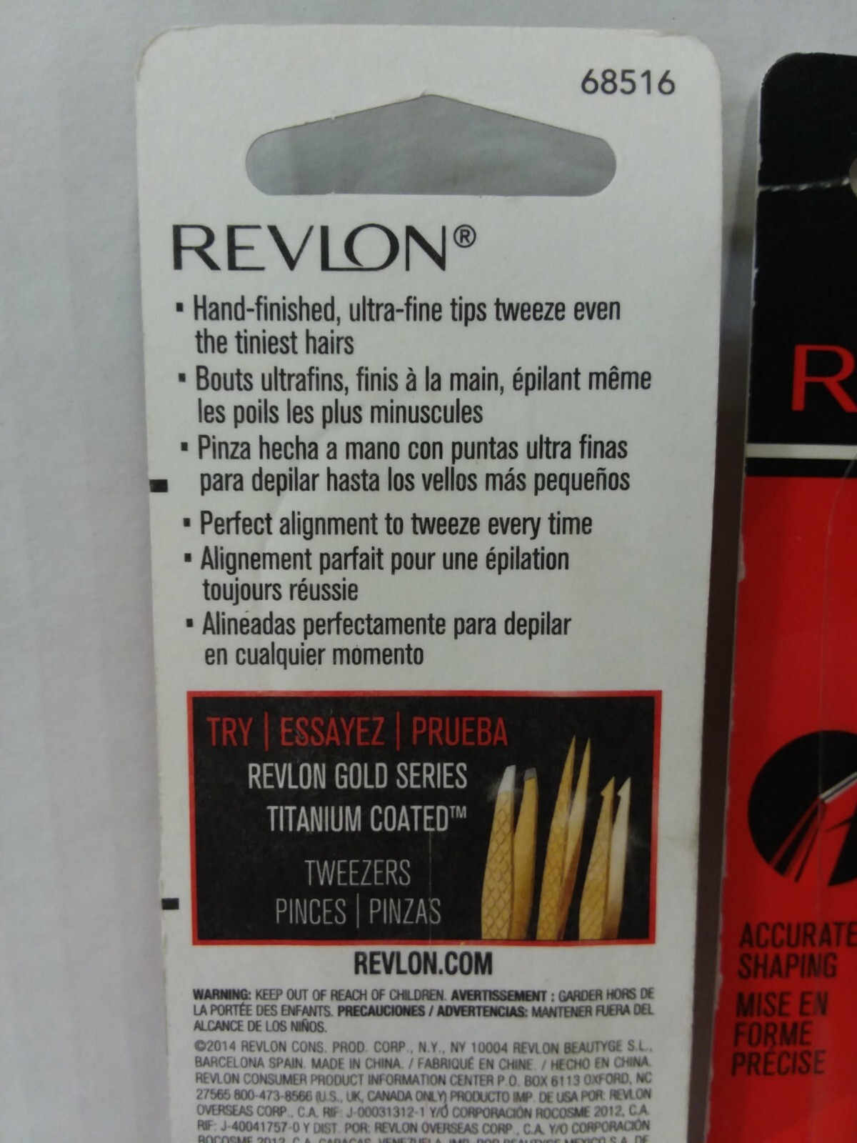 Revlon Ultimate Slant Tweezer 2 Pack