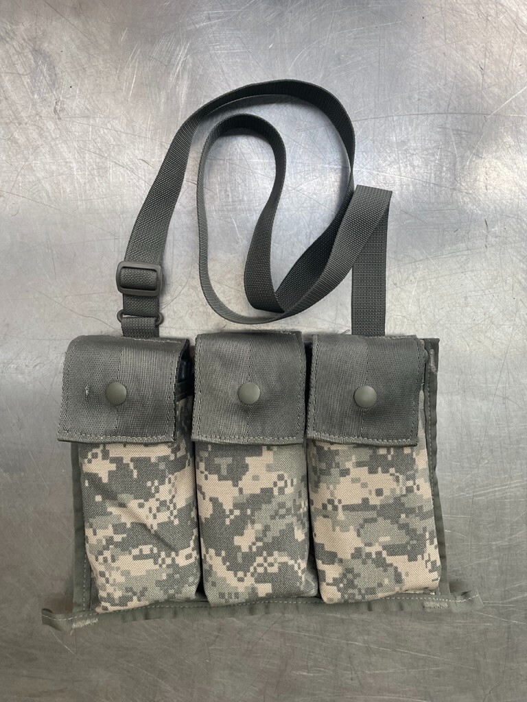 -LOT of 5- Military 6 Magazine Bandoleer MOLLE II Mag Ammunition Pouch w/ Strap