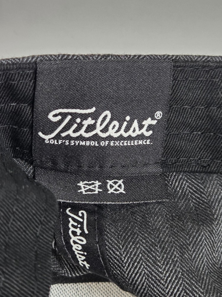 Titleist Adjustable Adult Golf Hat Grey Red Cap