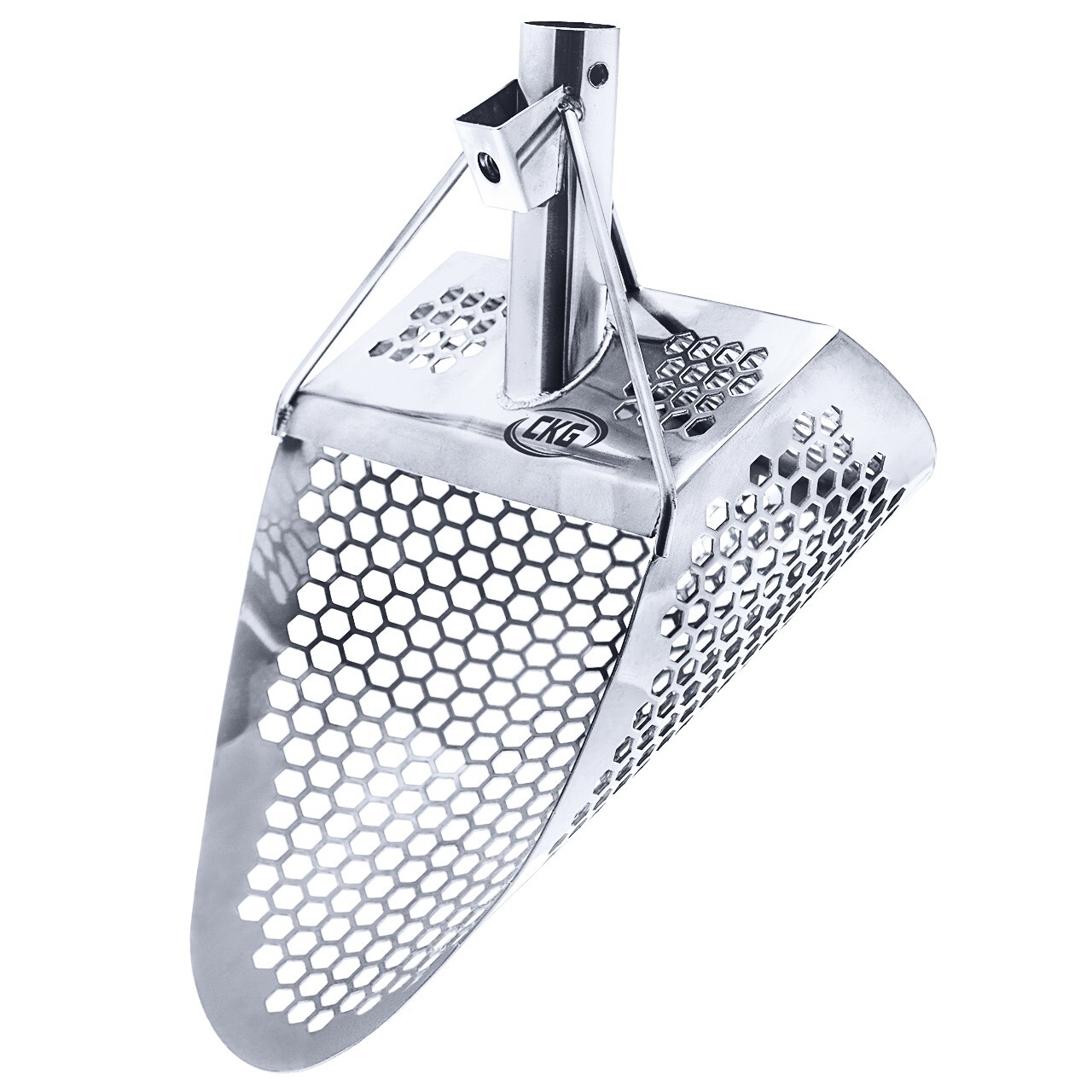 CKG Beach Sand Scoop Metal Detector Shovel Stainless Steel Treasure Hunting Tool