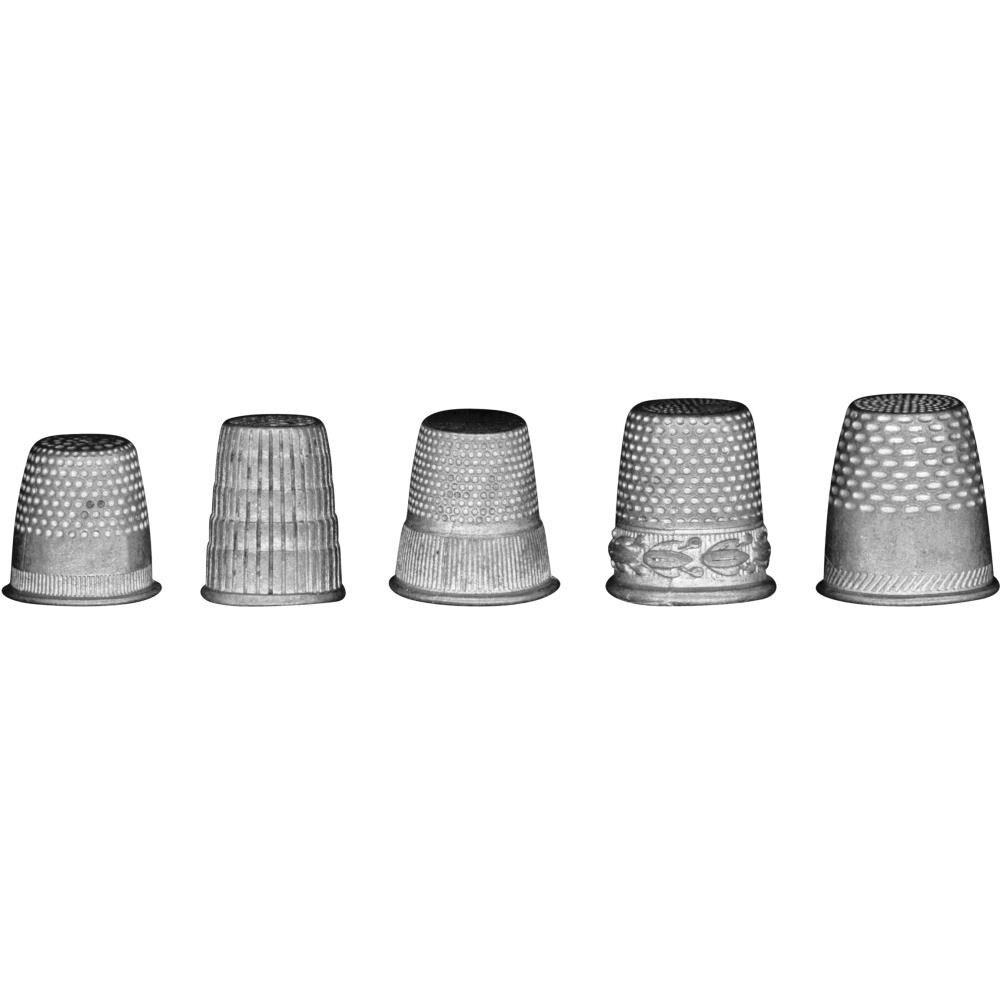 Tim Holtz Idea-ology Metal Thimbles Mixed Sizes
