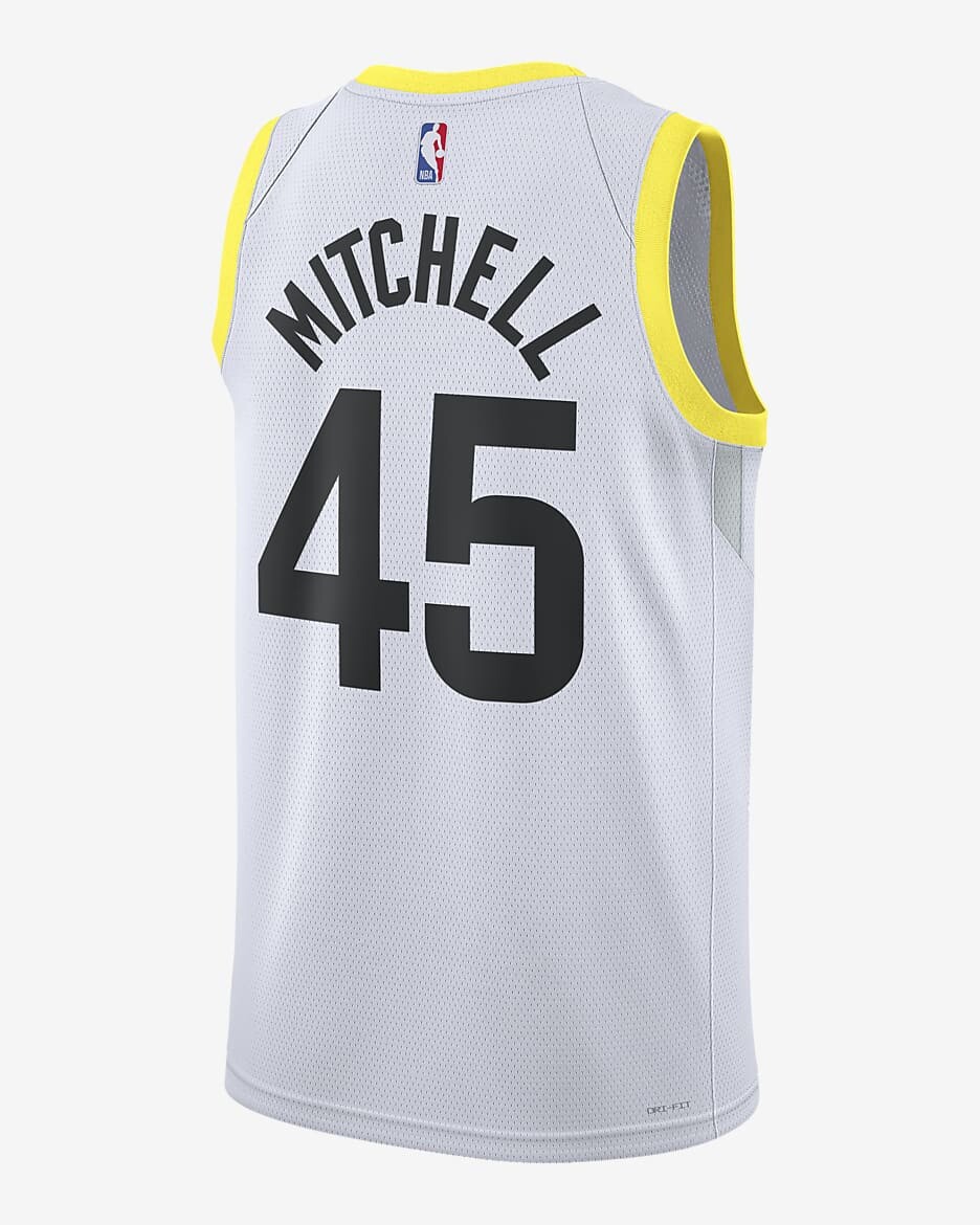 Nike Utah Jazz Donovan Mitchell #45 Jersey Association Edition DN2097-100 Size L