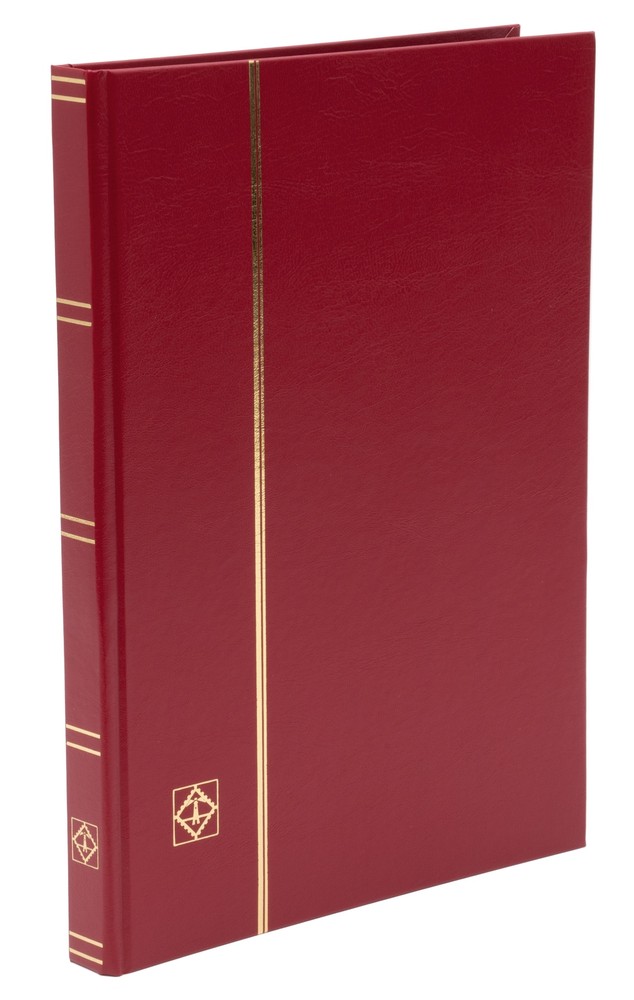 Stamp Collecting Album RED Lighthouse StockBook A4 9 x 12  32 Black Pages GIFT