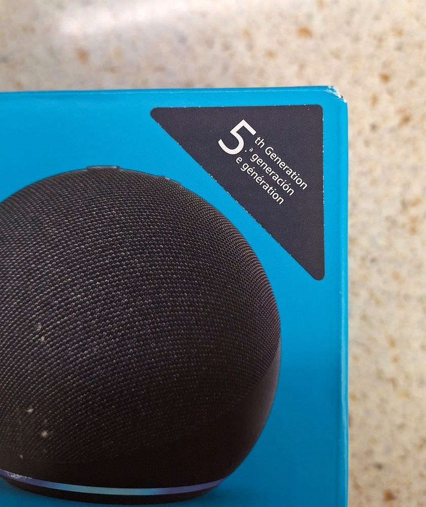 Amazon Echo Dot 5th Gen, Alexa Smart Speaker, Vibrant Sound - Charcoal