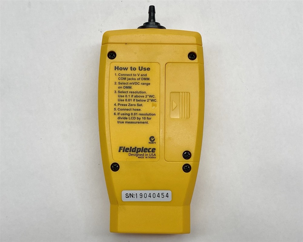 Fieldpiece AMN2 HVAC Modular Multimeter Manometer Accessory Head