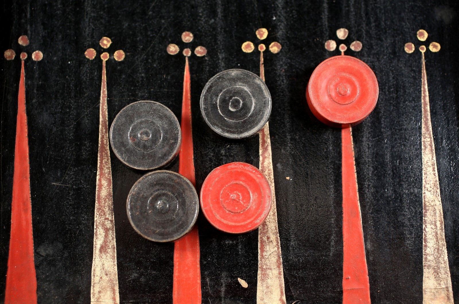 Original Civil War ID'ed Soldier's Game Checkers Backgammon Board Vermont Vols