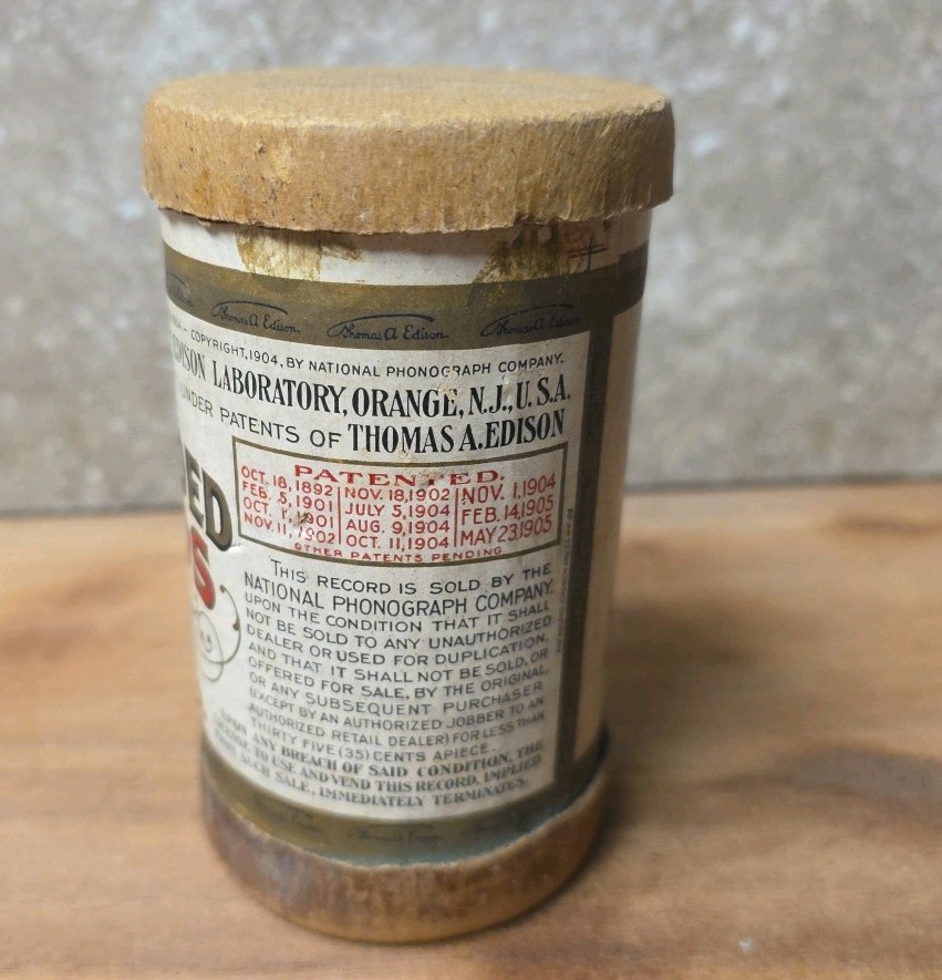 Edison Gold Moulded Cylinder