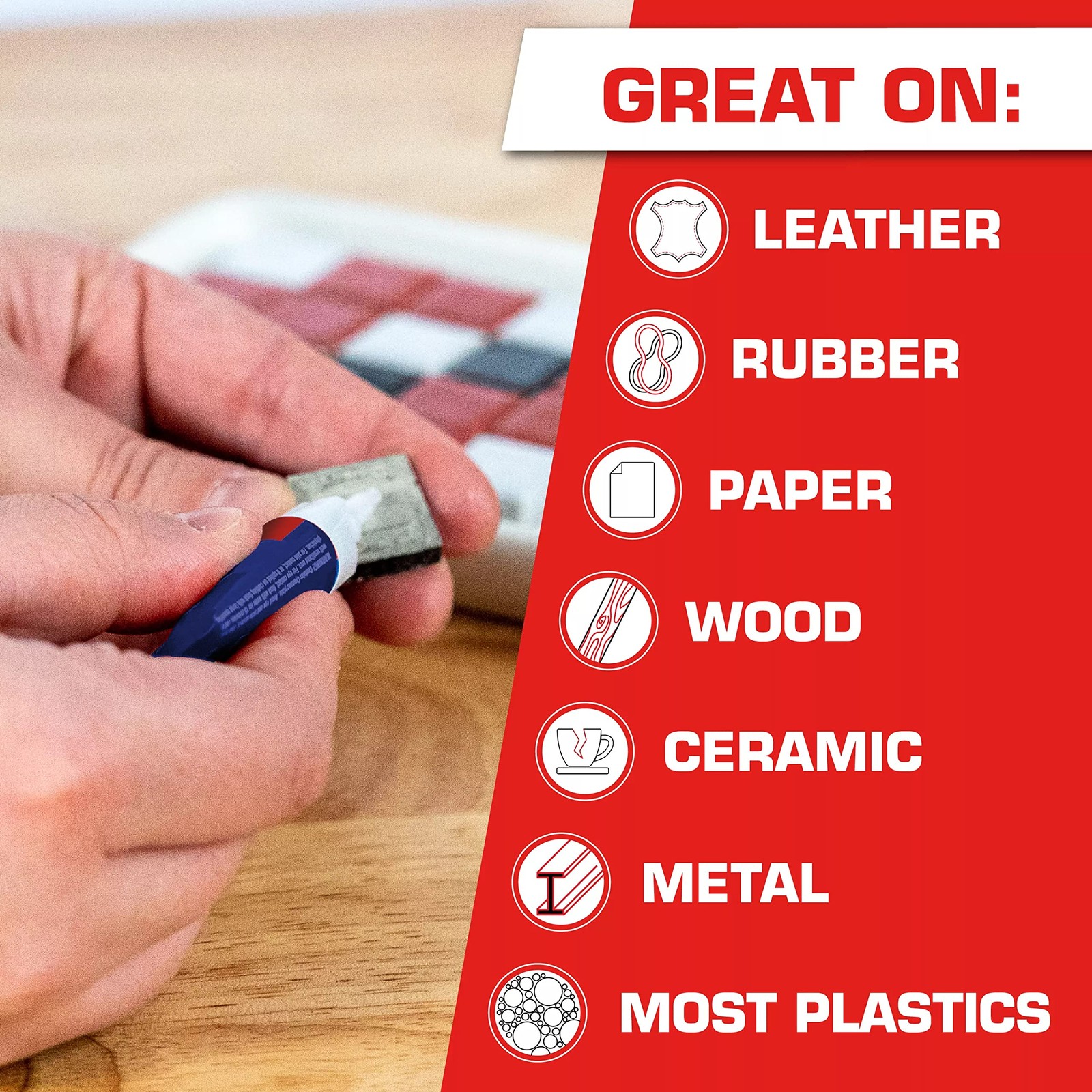 Loctite Super Glue Liquid, Clear, 0.07 fl oz Tube, 2 Pack - Superglue for