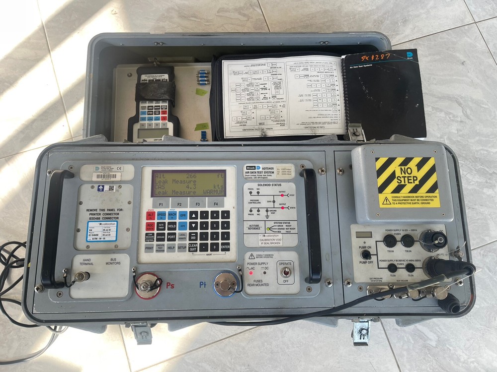 Druck ADTS405 Air Data Static Pitot Airspeed Altimeter Test System With Remote