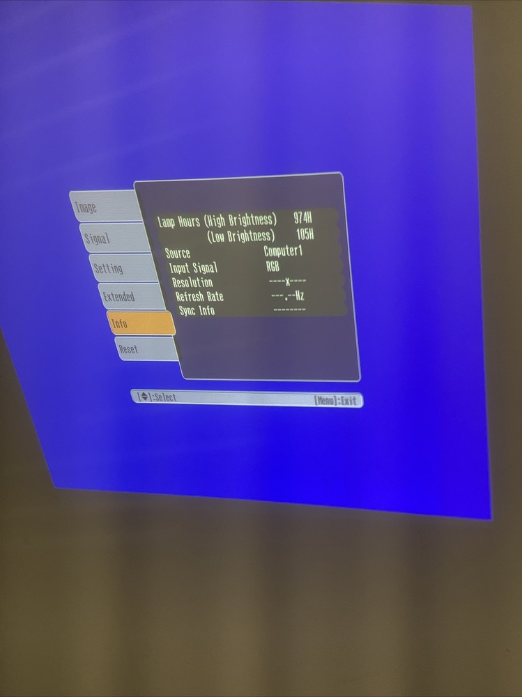 Epson 3LCD PowerLite 835p EMP-835 Projector
