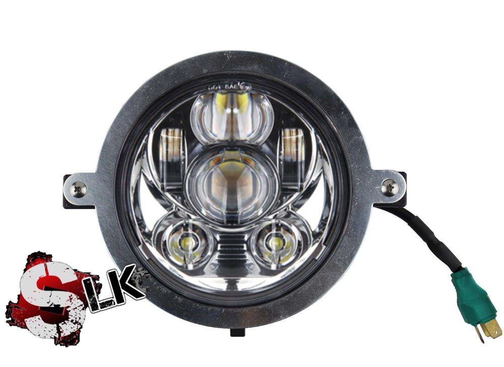 Honda VTX 1300 Chrome Daymaker LED Headlight and Bracket