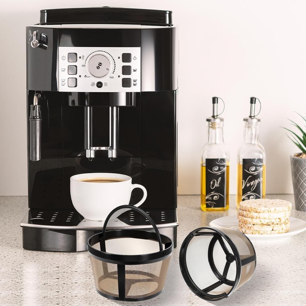 2PCS Reusable Coffee Filter Baskets – 4-5 Cup, Fits Mr. Coffee Makers