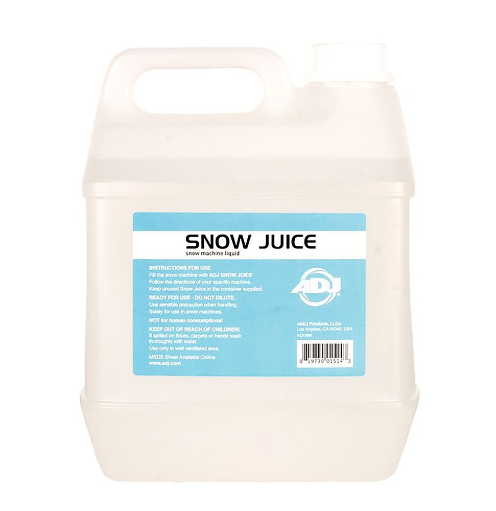 ADJ SNOW GAL, Water Based Snow Fluid - 1 Gallon