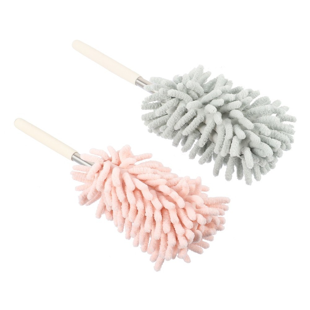 2 Pcs Duster Extendable Household Bendable Mini Dusters for Cleaning
