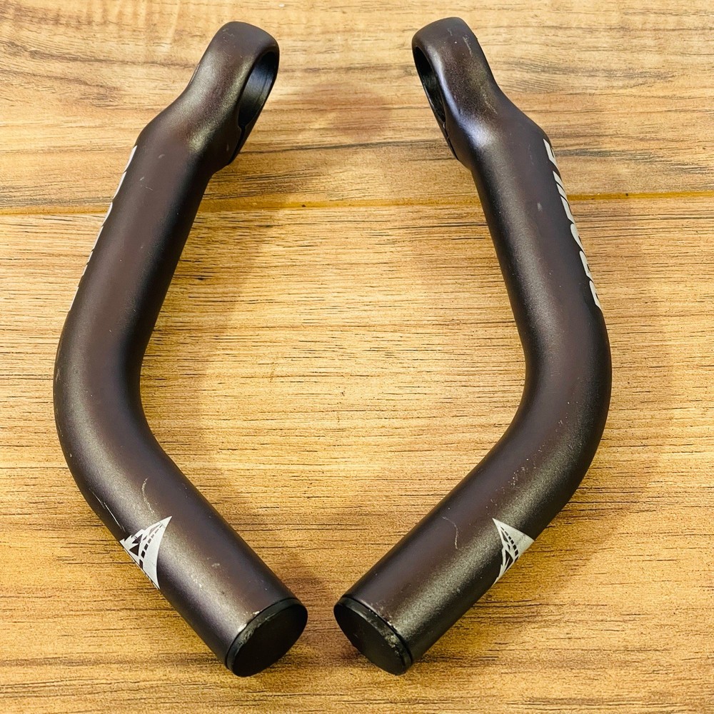 Profile Design Long Bend Gray Anodized Bar Ends