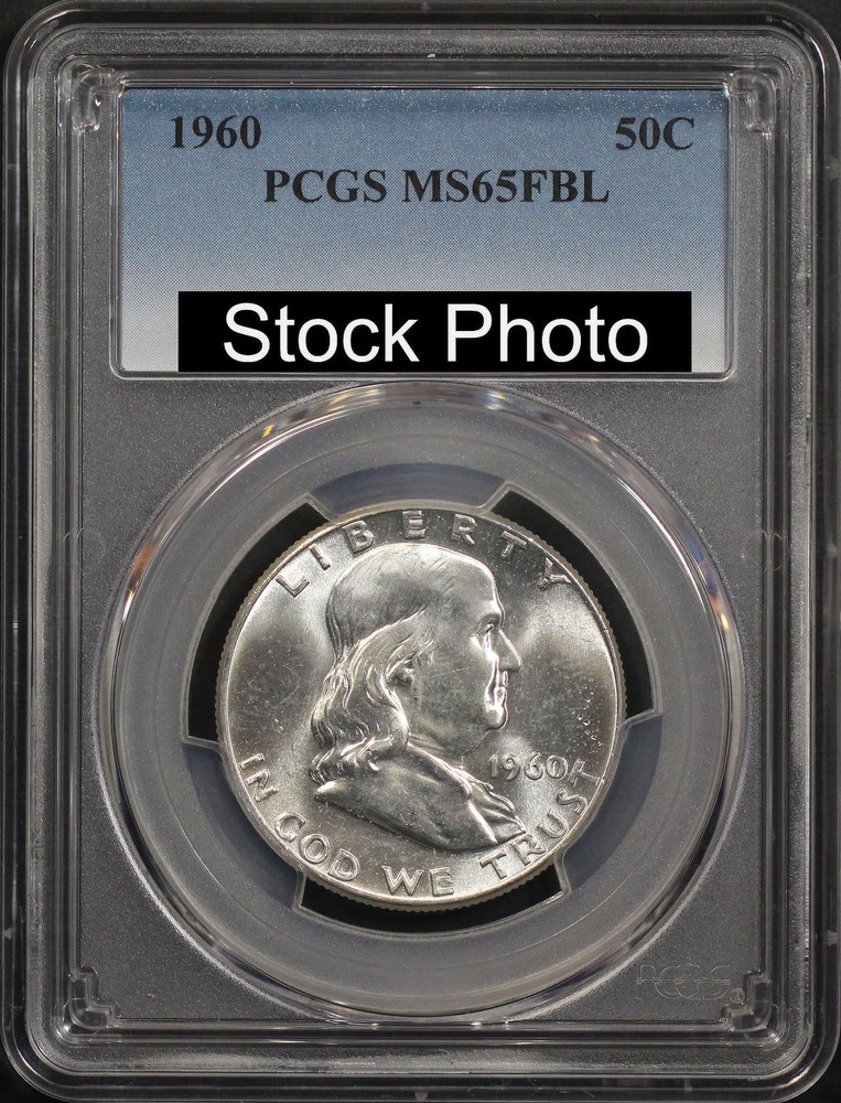 1960 Franklin Half Dollar PCGS MS-65FBL