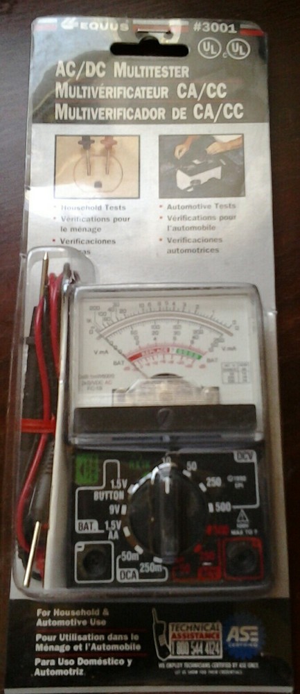 Equus 3001 AC/DC MULTITESTER