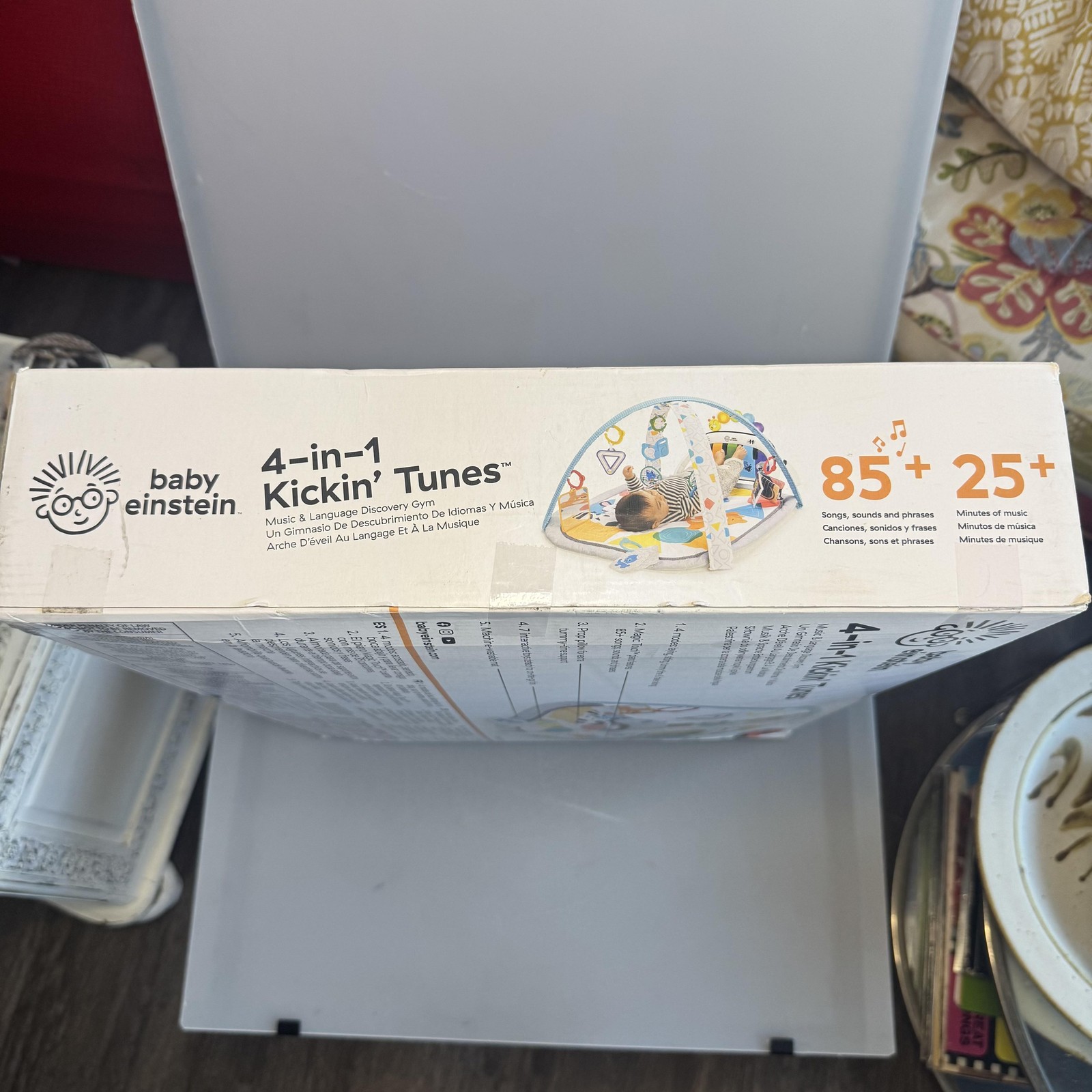 Baby Einstein 4-in-1 Kickin' Tunes Activity Gym Play Mat Piano Multicolor Baby