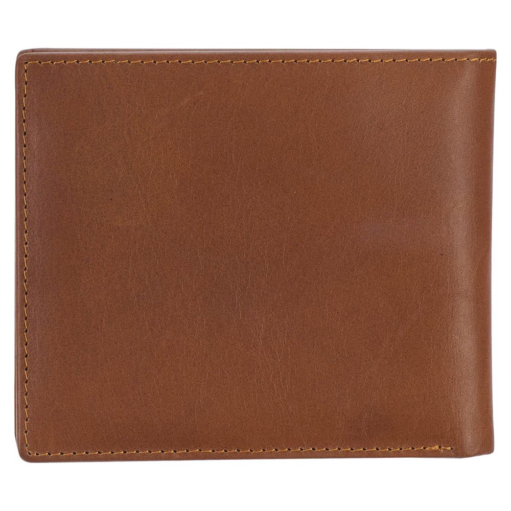 Genuine Full Grain Leather RFID Blocking Scripture Wallet for Men: Seek First