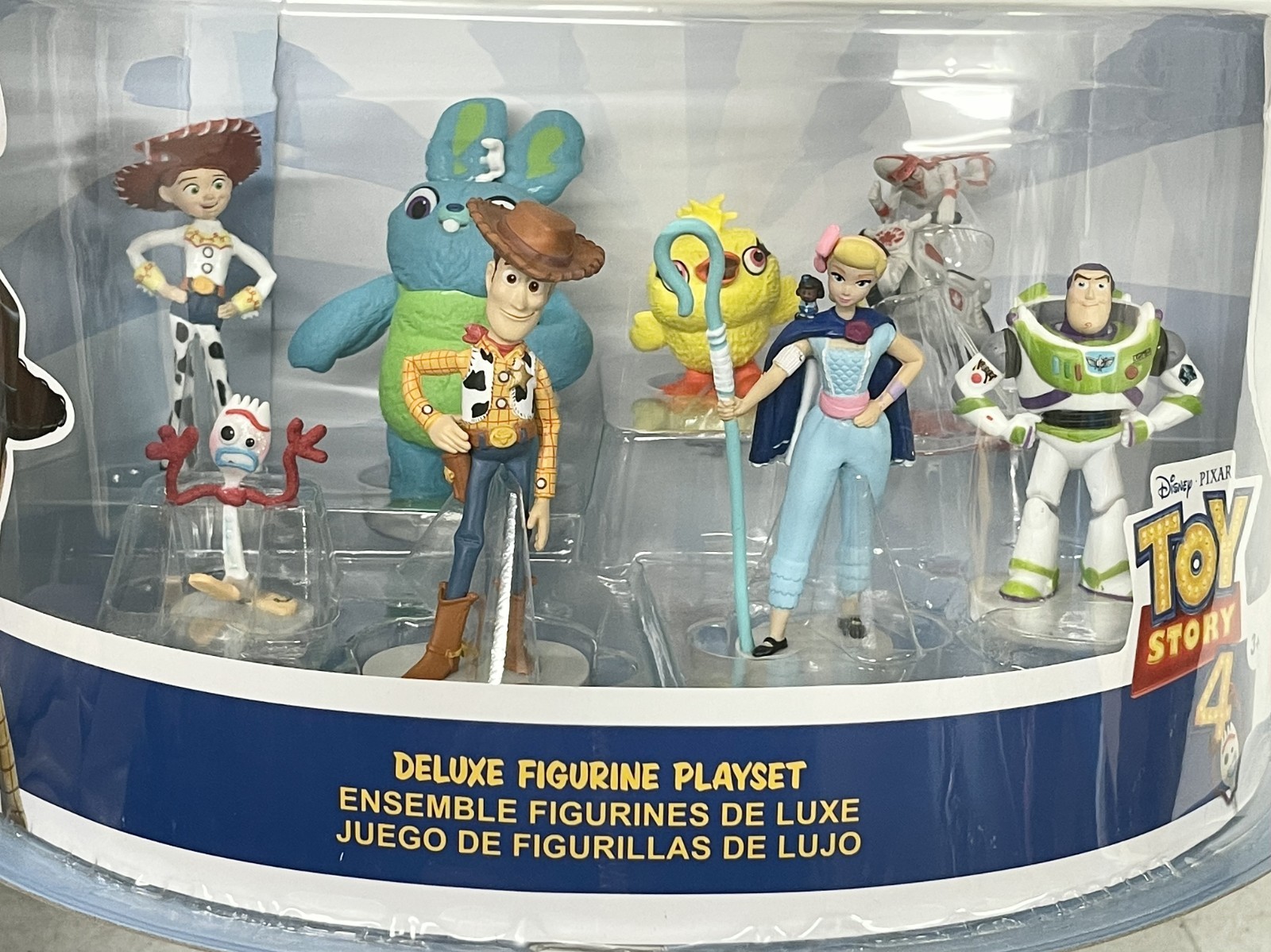 Disney TOY STORY 4 DELUXE FIGURINE PLAYSET 8 PCS FIGURE SET PIXAR