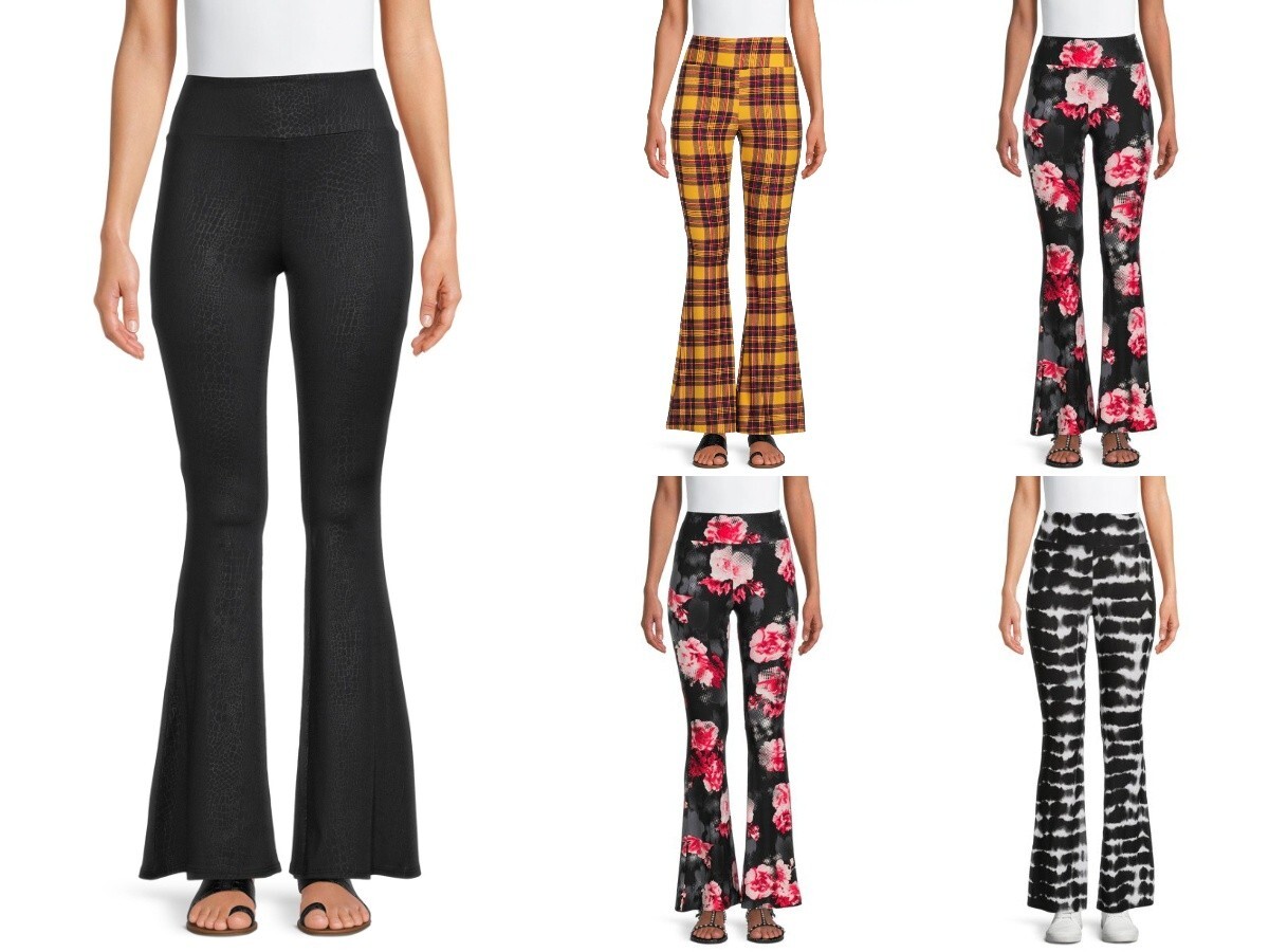 No Boundaries Women Juniors' Flare Pants,  All Sizes,  Bell Bottom Pants,